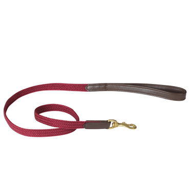 Buy Weatherbeeta Leather Plaited Brown/Maroon Dog Lead | Online for Canine