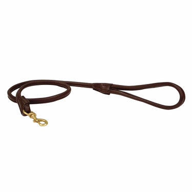 Buy Weatherbeeta Rolled Leather Brown Dog Lead | Online for Canine