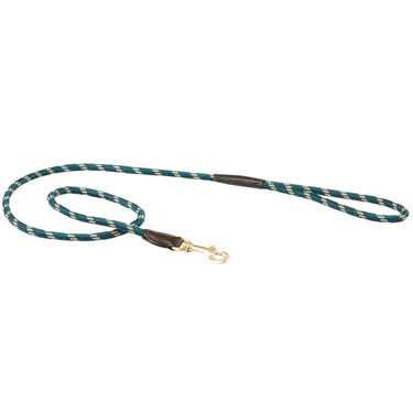 Buy Weatherbeeta Rope Leather Hunter Green/Brown Dog Lead | Online for Canine