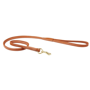 Buy Weatherbeeta Rolled Leather Tan Dog Lead | Online for Canine