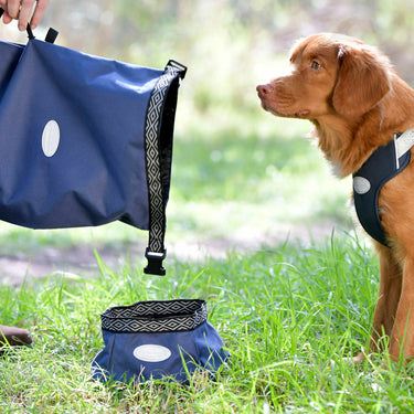 Buy Weatherbeeta Explorer Dog Food Navy Portable Bag | Online for Canine