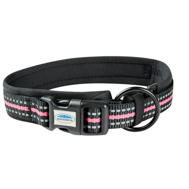 Buy Weatherbeeta Reflective Black/Pink Dog Collar | Online for Canine