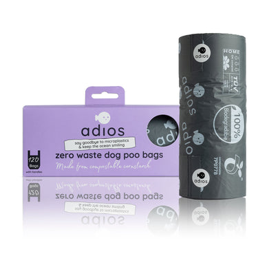 Buy Adios Handle On A Roll Poo Bags Jumbo Single | Online for Canine