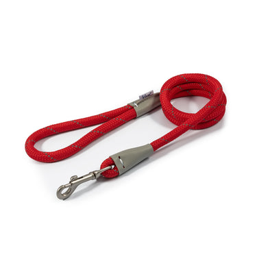 Ancol Viva Rope Snap Lead Red