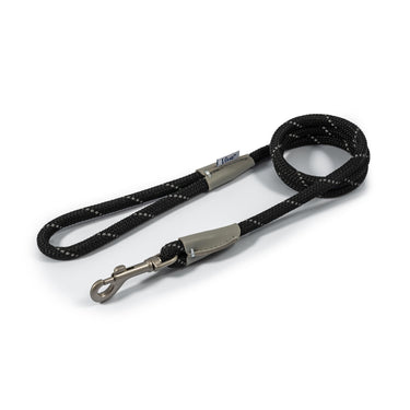 Ancol Viva Rope Snap Lead Black