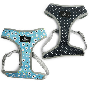 Ancol Soho Pet Harness Reversible Daisy/Polka Dot