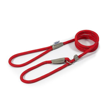 Ancol Viva Rope Slip Lead Red