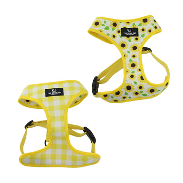 Ancol Soho Pet Harness Reversible Sunflower/Yellow Check