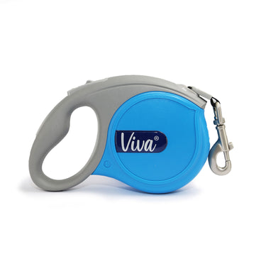 Ancol Viva Retractable Lead Blue