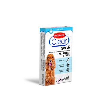 Bob Martin Clear Spot On For Medium Dogs 10-20Kg