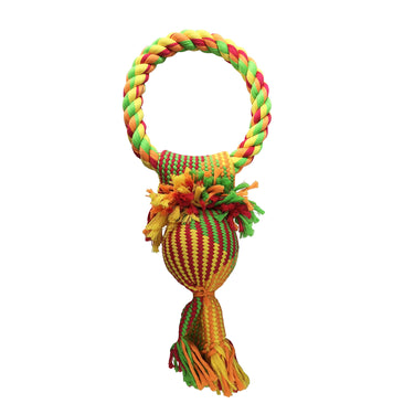 Buy Good Boy Tug Threads Squeaky Ball & Ring | Online for Canine