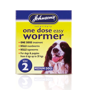 Johnson'S Veterinary Easy Wormer One Dose For Dogs