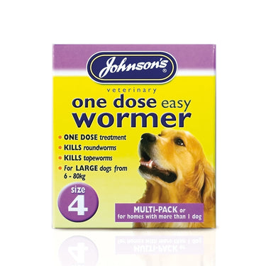 Johnson'S Veterinary Easy Wormer One Dose For Dogs