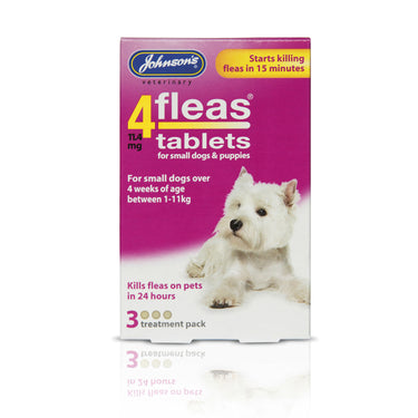 Johnson'S Veterinary 4Fleas Tablets For Puppies & Small Dogs