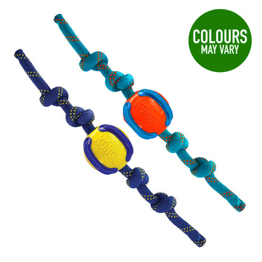 Kong Jaxx Brights Ball C/W Rope