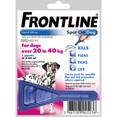 Frontline Spot On For Large Dogs 20-40Kg