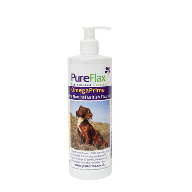 Pureflax Omegaprime 100% Natural British Flax Oil For Dogs