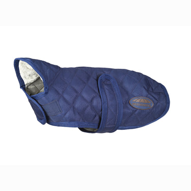 Buy Weatherbeeta Comfitec Deluxe Diamond Quilt Navy Dog Coat | Online for Canine