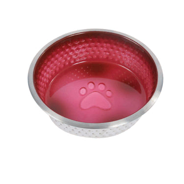 Buy Weatherbeeta Non-Slip Stainless Steel Shade Magenta Dog Bowl | Online for Canine